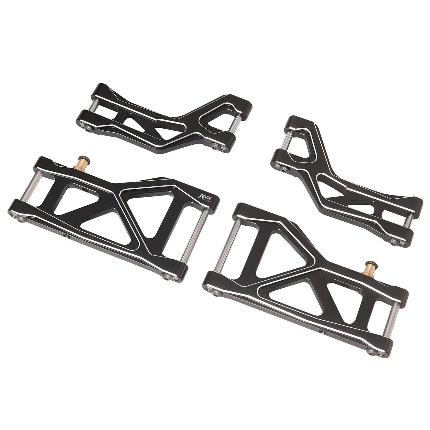 LCX Racing 1/10 RC Truck  Aluminum Front Rear Suspension Arms for Tamiya DT-04 Fighter NXGEN Upgrades Parts Accessories