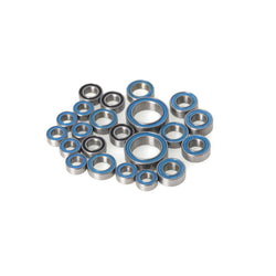 LCX Racing 1/18 RC Stainless Steel Bearing Set Sealed Complete Set 22pcs for Traxxas TRX4M Upgrades Parts Accessories