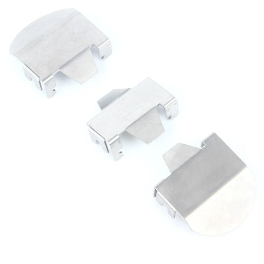 LCX Racing 1/10 RC Crawler Stainless Steel Chassis Armor Axle Guard Protector for Traxxas TRX6 TRX4 Upgrades Parts Accessories