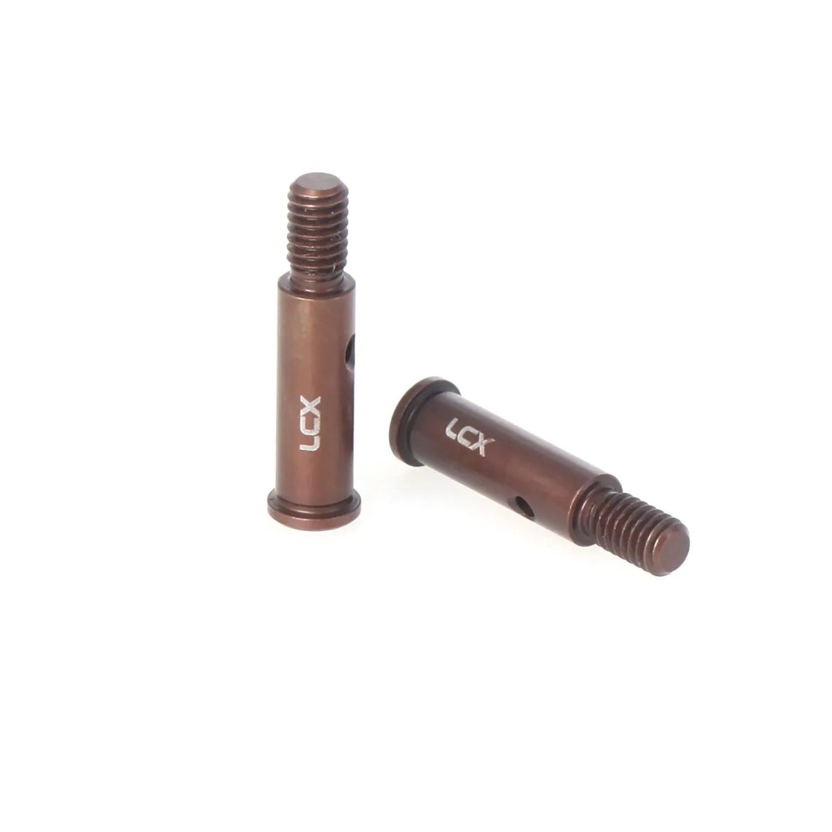 LCX Racing RC Car CNC Hard Steel Front Axles Freewheel Shafts for 1/10 LOSI 22S, Upgrades Parts Accessories