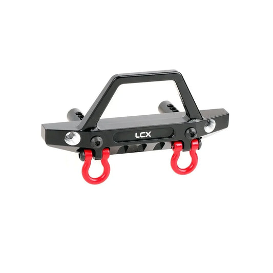 LCX Racing 1/10 RC Crawler Car CNC Aluminum Front Bumper for Axial SCX10 PRO Upgrades Parts Accessories
