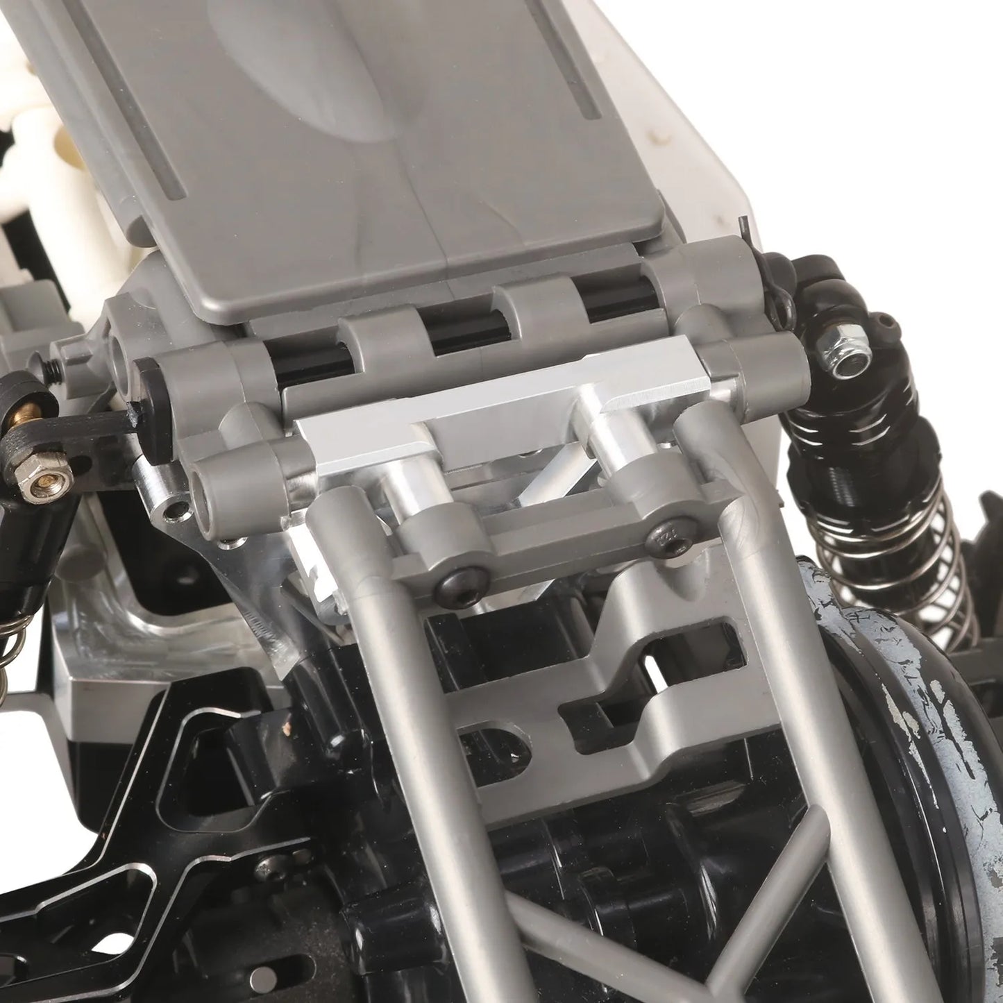 LCX Racing 1/10 RC Truck Car Roll Cage Rear Brace Mount for Tamiya DT-04 Fighter NXGEN Upgrades Parts Accessories