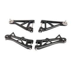 LCX Racing 1/10 RC Truck Car Aluminum Front Suspension Arms Upper Lower for Tamiya Hotshot II Upgrades Parts Accessories