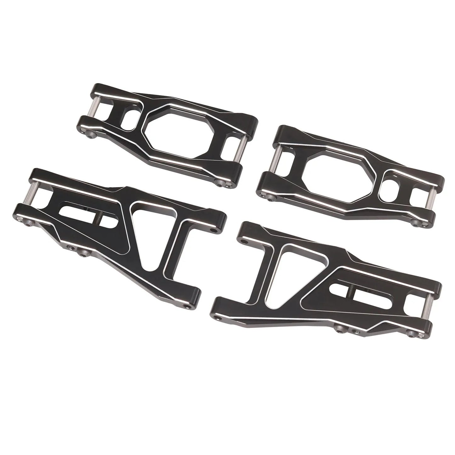 LCX Racing 1/10 RC Truck  Aluminum Front Rear Suspension Arms for Tamiya DT-04 Fighter NXGEN Upgrades Parts Accessories