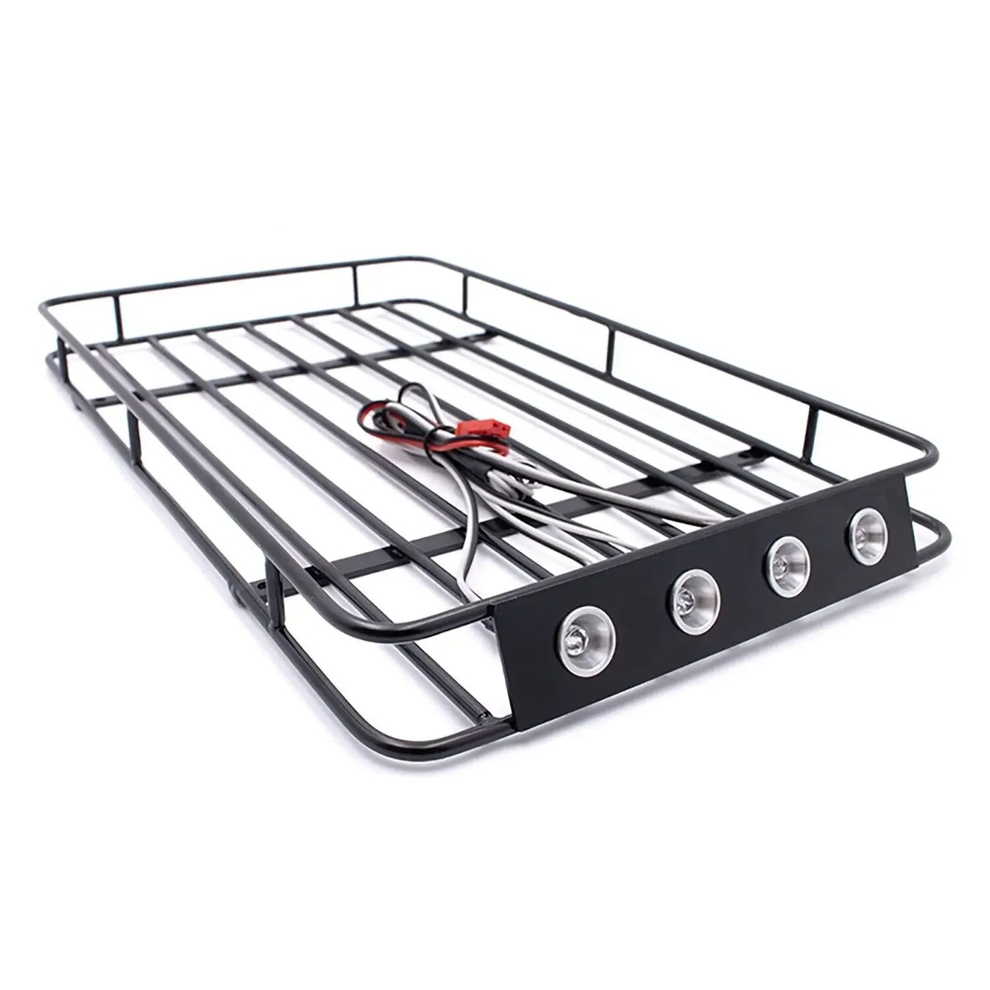 LCX Racing 1/10 RC Crawler Car Metal Luggage Tray Roof Rack for Traxxas TRX4 Axial SCX10 II III Gen8 Gen9 Upgrades Accessories