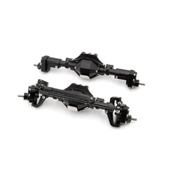 LCX Racing 1/10 RC Crawler Car Aluminum AR44 Portal Front Rear Axle Complete Set for Axial SCX10 II Upgrades Parts Accessories