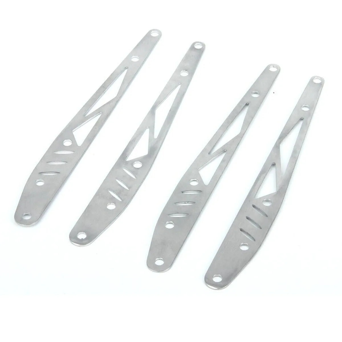 LCX Racing 1/10 RC Crawler Stainless Steel Rear Lower Link Reinforce Plate for Axial RBX10 RYFT Upgrades Parts Accessories