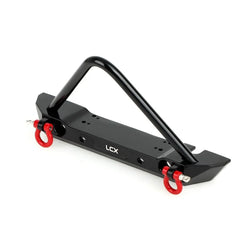 LCX Racing 1/10 RC Crawler Car Aluminum Front Bumper for TRX4 TRX6 SCX10 II III PRO Gen8 Gen9 Upgrades Parts Accessories