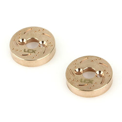 LCX Racing 1/18 RC Crawler CNC Brass Rear Axle Counter Weights for Traxxas TRX4M Upgrades Parts Accessories