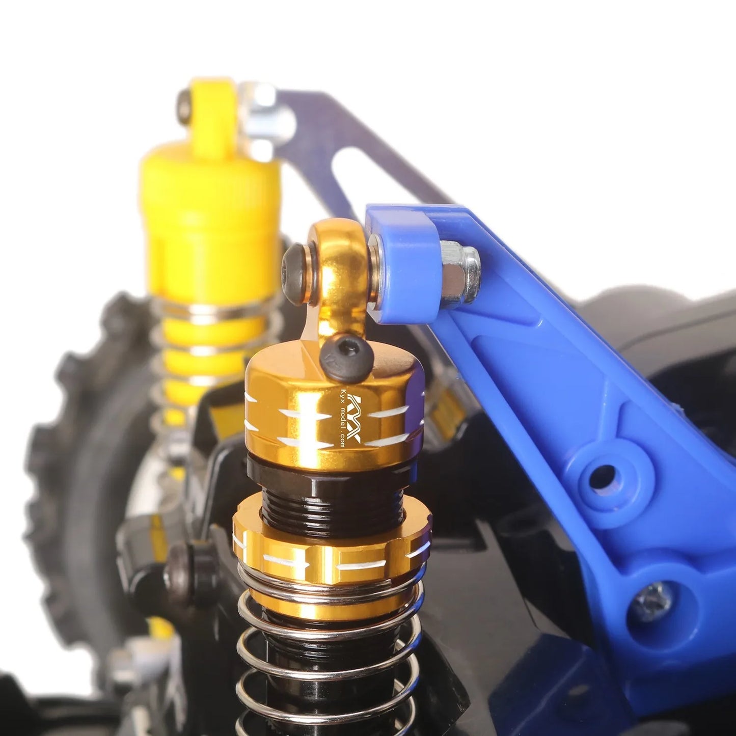 LCX Racing 1/10 RC Truck Aluminum Front Rear Shock Set Damper for Tamiya The Bigwig 2017 Upgrades Parts Accessories