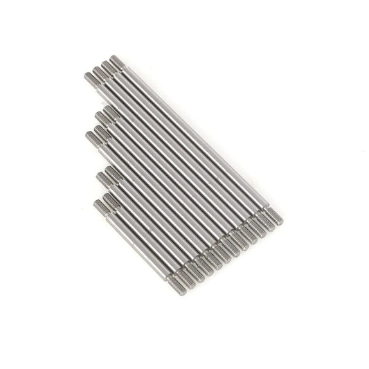 LCX Racing 1/10 RC Crawler Stainless Steel Complete Suspension Link 12pcs for Traxxas TRX6 Upgrades Parts Accessories