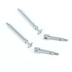 LCX Racing 1/24 RC Crawler Car Stainless Steel Front Axle CVD Drive Shaft for Axial SCX24 AX24 Upgrades Parts Accessories