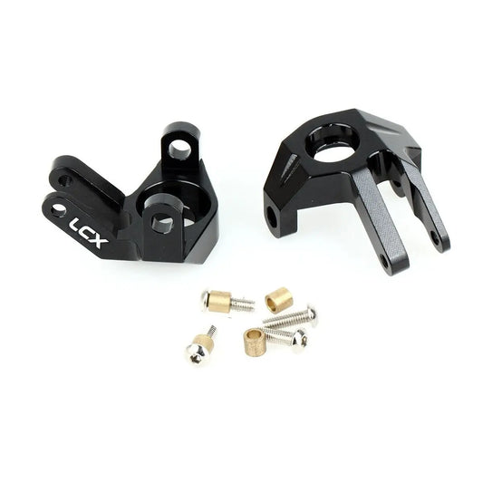 LCX Racing 1/10 RC Crawler Aluminum AR44 Front Axle Steering Knuckles for Axial SCX10 II 90046 90047 Upgrades Parts Accessories