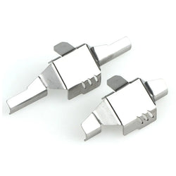 LCX Racing 1/18 RC Crawler Stainless Steel Front Rear Axle Guard Armor for Traxxas TRX4M Upgrades Parts Accessories