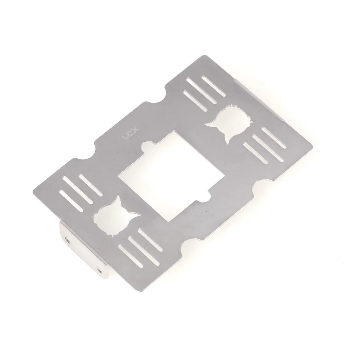 LCX Racing 1/10 RC Crawler Car Stainless Steel Skid Plate Guard Chassis Armor for Redcat Gen8 Scout II Upgrades Accessories