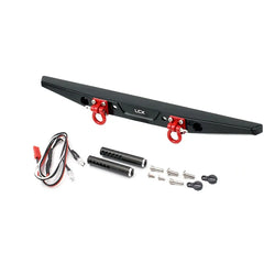 LCX Racing 1/10 RC Crawler Aluminum Rear Bumper for Traxxas TRX4 TRX6 Axial SCX10 II III PRO Gen8 Gen9 Upgrades Parts Accessories