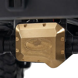 LCX Racing 1/10 RC Crawler Car CNC Brass Front Rear Axle Differential Cover for Traxxas TRX4 TRX6 Upgrades Parts Accessories