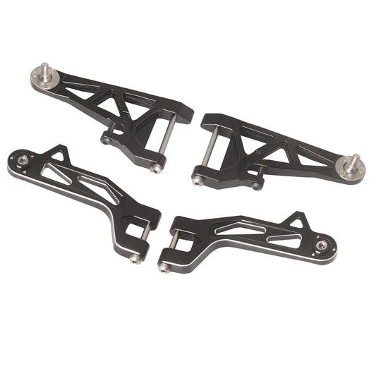 LCX Racing 1/10 RC Truck Car Aluminum Front Suspension Arms Upper/Lower for Tamiya The Bigwig 2017 Upgrades Parts Accessories