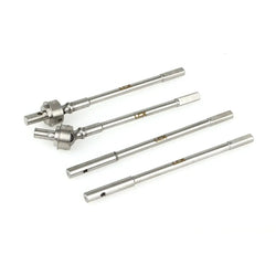 LCX Racing 1/10 RC Crawler Stainless Steel AR44 Portal Straight Axle CVD Drive Shaft for Axial SCX10 II Upgrades Accessories