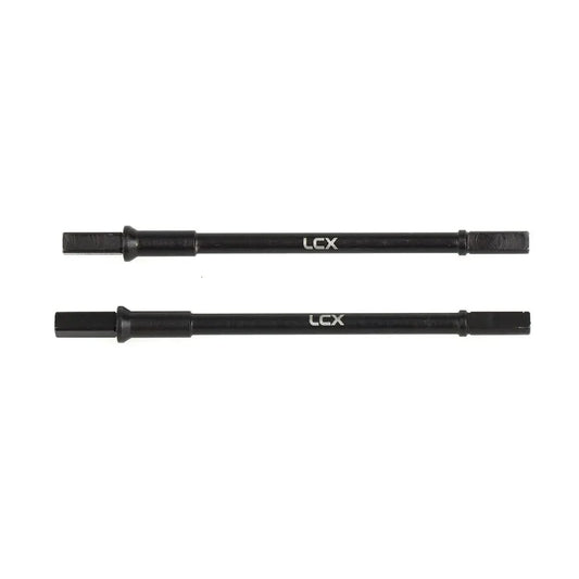 LCX Racing 1/10 RC Crawler Car Hard Steel AR45P Portal Rear Straight Axle Drive Shaft for Axial SCX10 III Upgrades Accessories