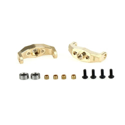 LCX Racing 1/18 RC Crawler Brass Portal Drive Caster Blocks C Hub Carrier for Traxxas TRX4M Upgrades Parts Accessories