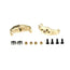 LCX Racing 1/18 RC Crawler Brass Portal Drive Caster Blocks C Hub Carrier for Traxxas TRX4M Upgrades Parts Accessories