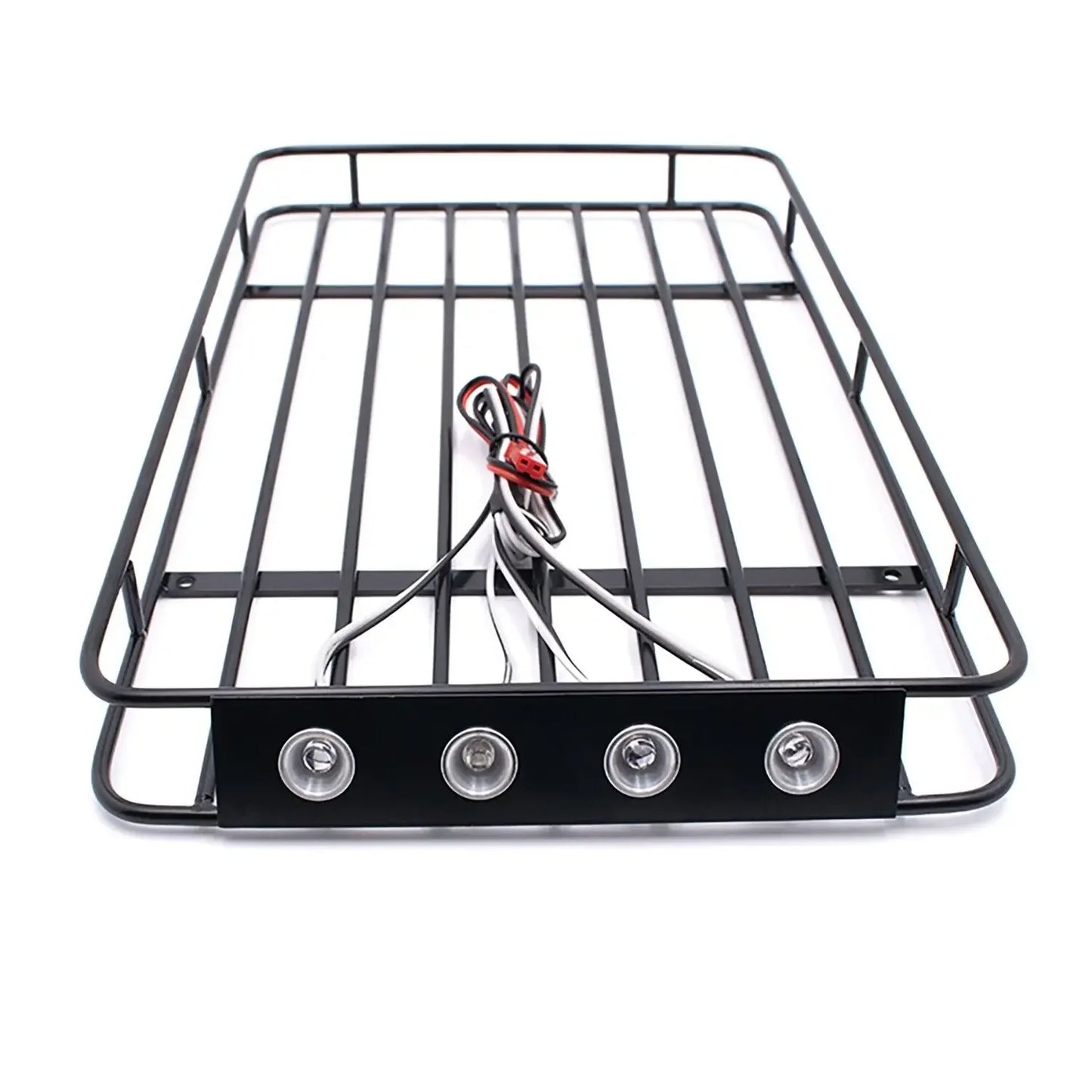 LCX Racing 1/10 RC Crawler Car Metal Luggage Tray Roof Rack for Traxxas TRX4 Axial SCX10 II III Gen8 Gen9 Upgrades Accessories