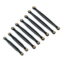 LCX Racing 1/24 RC Crawler Aluminum Suspension Link Set for Axial SCX24 C10 JLU Wrangler Upgrades Parts Accessories