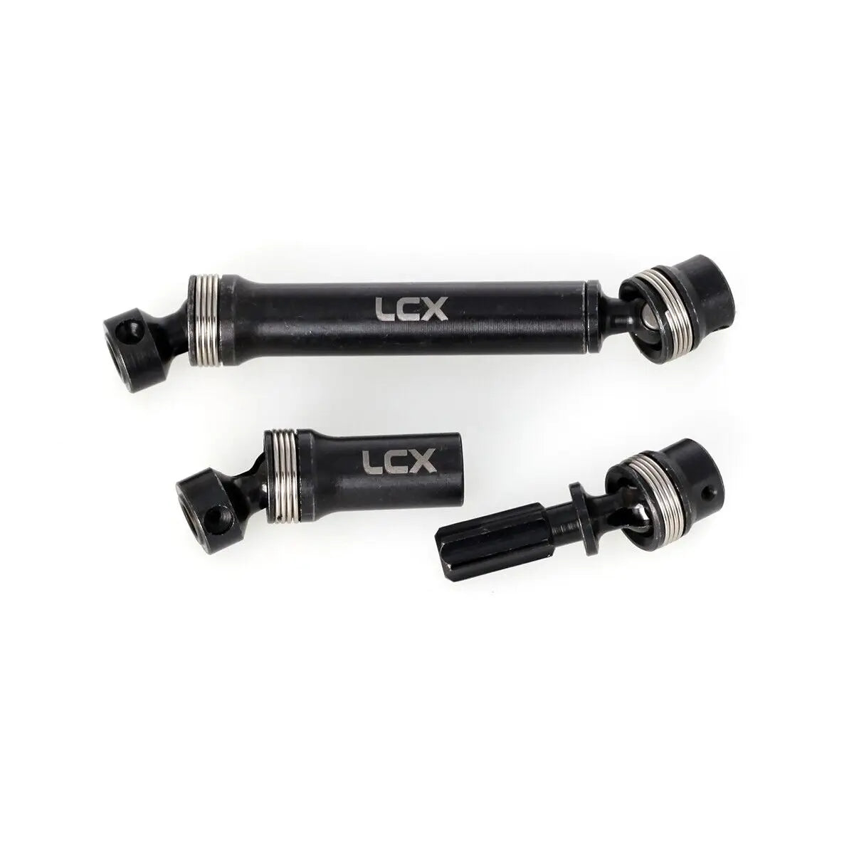 LCX Racing 1/18 RC Crawler Hard Steel Center Drive Shafts for Traxxas TRX4M K10 Upgrades Parts Accessories