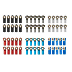 LCX Racing 1/10 RC Crawler Aluminum Link Rod Ends M3 Upgrades Parts Accessories for Traxxas TRX4 TRX6 Axial SCX10 II III PRO