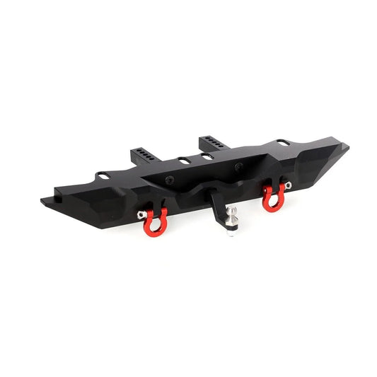 LCX Racing 1/10 RC Crawler Aluminum Rear Bumper for Traxxas TRX4 TRX6 SCX10 II III PRO Gen8 Gen9 Upgrades Parts Accessories