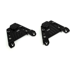 LCX Racing 1/6 RC Crawler Car CNC Aluminum Rear Shock Tower Suspension Shock Mount for Axial SCX6 Upgrades Parts Accessories