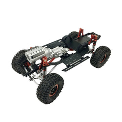 LCX Racing 1/10 RC Crawler Car Aluminum Rock Slider Side Step Foot-Plate for Axial SCX10 II 90046 90047 Upgrades Accessories