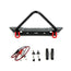 LCX Racing 1/10 RC Crawler Car Aluminum Front Bumper for TRX4 TRX6 SCX10 II III PRO Gen8 Gen9 Upgrades Parts Accessories