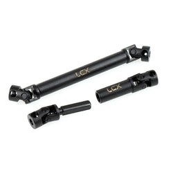 LCX Racing 1/24 RC Crawler Car Hard Steel Center Drive Shaft Set for Axial SCX24 JT Gladiator Upgrades Parts Accessories
