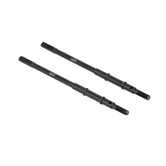 LCX Racing 1/10 RC Crawler Car Hard Steel AR44 Straight Axle Shaft Drive Shaft for Axial SCX10 II Upgrades Parts Accessories