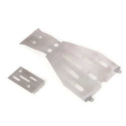 LCX Racing 1/10 RC Truck Stainless Steel Chassis Guard Chassis Armor for Traxxas F150 4x4 Raptor R Upgrades Parts Accessories