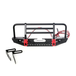 LCX Racing 1/10 RC Crawler Aluminum Front Bumper for Traxxas TRX4 TRX6 Axial SCX10 II III PRO Gen8 Gen9 Upgrades Accessories