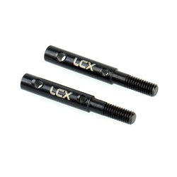LCX Racing 1/10 RC Crawler Hard Steel AR45P Axle Portal Stub Axle Drive Shaft for Axial UTB10 SCX10 III SCX10 PRO Upgrades