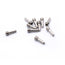 LCX Racing 1/10 RC Truck Stainless Steel 10PCS M4 Screw Pins Hex for RC Crewler TRX4 TRX6 SXC10 II III PRO Upgrades Accessories