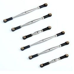 LCX Racing 1/24 RC Crawler Stainless Steel Suspension Link Set for Axial SCX24 Deadbolt Wrangler Gladiator C10 Upgrades Parts