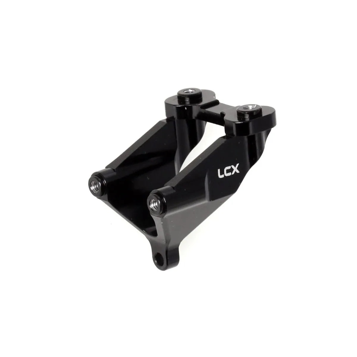 LCX Racing CNC Aluminum Rear Wing Stay Car Spoiler Mount for 1/16 LOSI Mini-B Buggy Upgrades Parts Accessories
