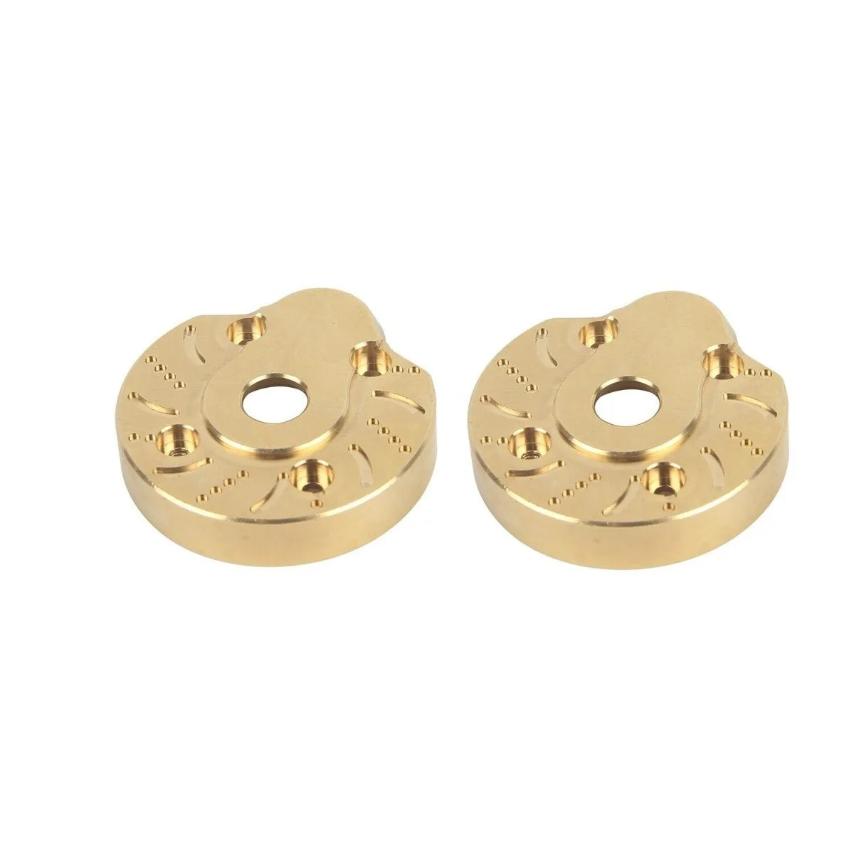 LCX Racing 1/10 RC Crawler Brass AR45P Currie F9 Portal Axle Caps Cover for Axial UTB10 SCX10 PRO SCX10 III Upgrades Accessories