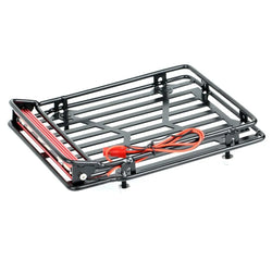 LCX Racing 1/10 RC Crawler Metal Luggage Tray Roof Rack for TRX4 TRX6 SCX10 II III PRO Gen8 Gen9 Upgrades Parts Accessories