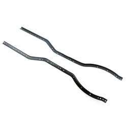 LCX Racing 1/10th RC Crawler Stainless Steel Chassis Frame Rails Set for Axial SCX10 II 90046 90047 Upgrades Accessories
