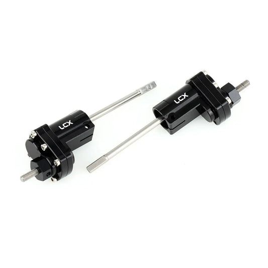 LCX Racing 1/10 RC Crawler Aluminum AR44 Rear Axle Portal Axle Kit for Axial SCX10 II 90046 90047 Upgrades Parts Accessories