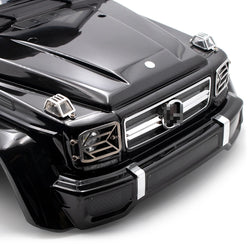 LCX Racing 1/10 RC Crawler Stainless Steel Front Light Lampshade Headlight Shield for Traxxas TRX4 TRX6 Upgrades Accessories