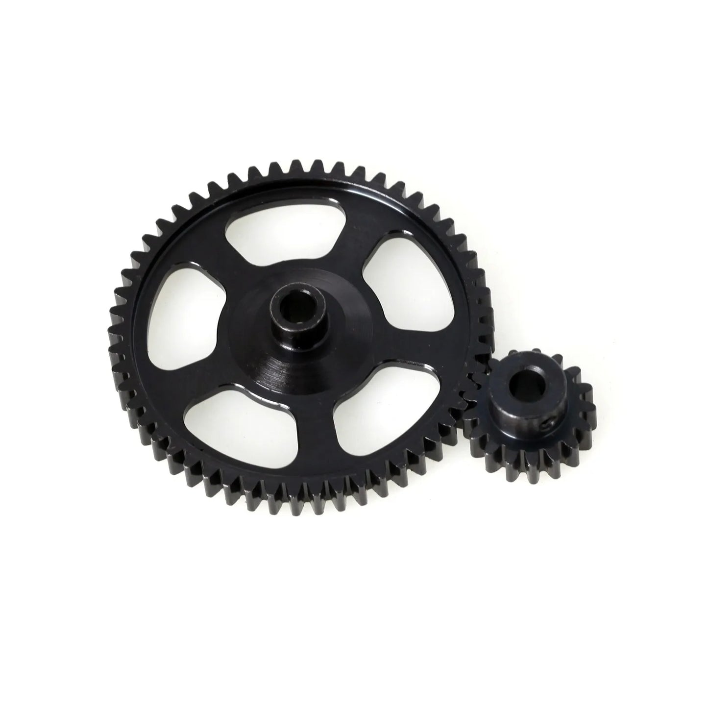 LCX Racing 1/10 Hard Steel Transmission Spur Gear 53T-17T Pinion Gear for Axial RBX10 RYFT Upgrades Parts Accessories