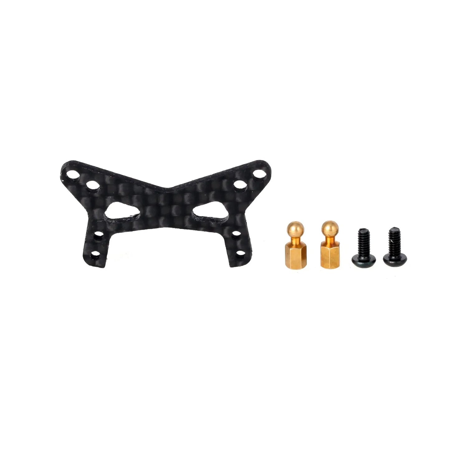 LCX Racing RC Truck Carbon Fober Front Shock Tower Shock Mount for LOSI 1/24 Micro-B 1/28 Micro-T Upgrades Parts Accessories