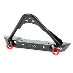 LCX Racing 1/10 RC Crawler Aluminum Front Bumper for TRX4 TRX6 SCX10 II III PRO Gen8 Gen9 Upgrades Parts Accessories